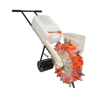 Seminatrice manuale con 7 denti, profondità di semina 8 cm, serbatoio semi 4L, contenitore fertilizzante 12L THOR - immagine 3
