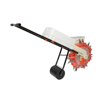 Seminatrice manuale con 7 denti, profondità di semina 8 cm, serbatoio semi 4L, contenitore fertilizzante 12L THOR - immagine 5