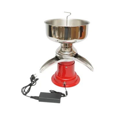 Separatore di panna o scrematrice automatica 30W, 220V, contenitore in acciaio inox da 7L, capacità 90L/h