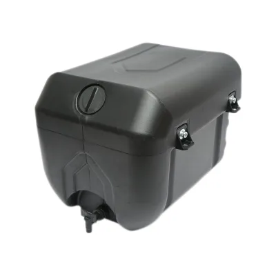 Serbatoio per acqua 30L in plastica, nero, dimensioni 332x420x331 mm