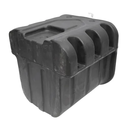 Serbatoio per acqua 50L con rubinetto e dosatore di sapone da 250 ml, in plastica nera, dimensioni 420x440x400 mm - immagine 4