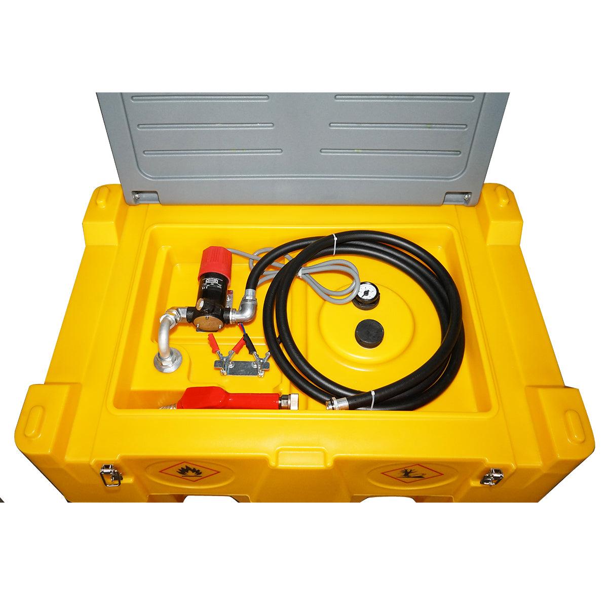 Serbatoio per gasolio da 480 Litri con impianto di trasferimento 12V/200W, Portata 60 L/min., Serbatoio per Carburante Portatile - immagine 3