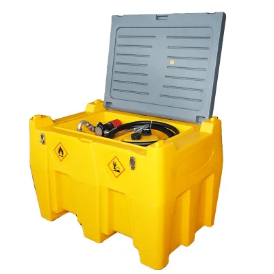 Serbatoio per gasolio da 480 Litri con impianto di trasferimento 12V/200W, Portata 60 L/min., Serbatoio per Carburante Portatile - immagine 2