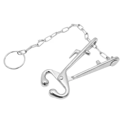 Serra muso con catena per l'immobilizzazione rapida ed efficiente del bestiame Serra muso Bovini - immagine 3
