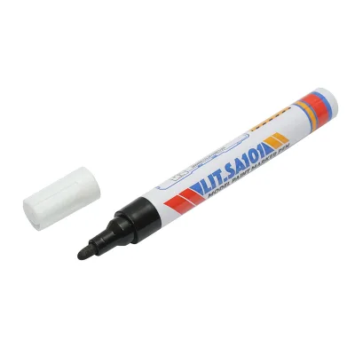 SET 12 pezzi Pennarello a vernice a base di olio nero, impermeabile, ad asciugatura rapida - immagine 3