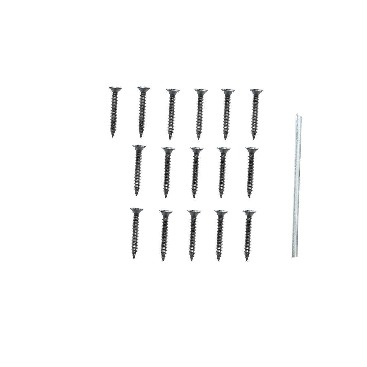 Set 2 cerniere a battente da 100 mm con viti - immagine 5