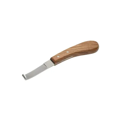 Set 2 Coltelli professionale per la pulizia degli zoccoli cavalli 210mm 2 Coltelli sinistra destra per la pulizia degli zoccoli Breckner Germany - immagine 4
