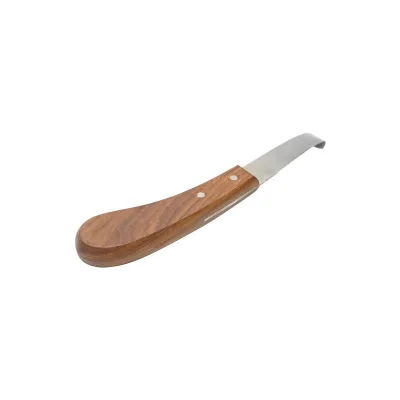Set 2 Coltelli professionale per la pulizia degli zoccoli cavalli 210mm 2 Coltelli sinistra destra per la pulizia degli zoccoli Breckner Germany - immagine 5