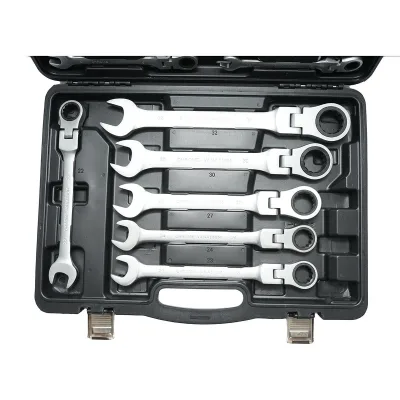 Set 22 chiavi combinate con cricchetto Snodate CrV 6-32 mm Breckner Germany - immagine 3