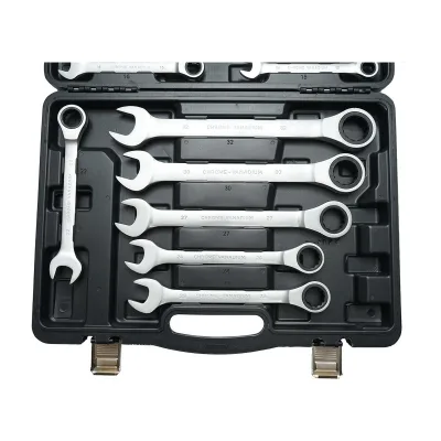 Set 22 chiavi combinate con cricchetto Snodate CrV 6-32 mm Set 22 chiavi Breckner Germany - immagine 3