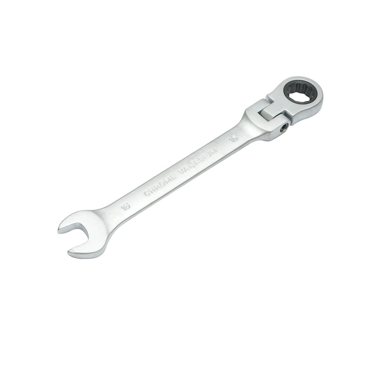 Set 6 chiavi combinate con cricchetto Snodate CrV 8-19 mm Breckner Germany - immagine 3