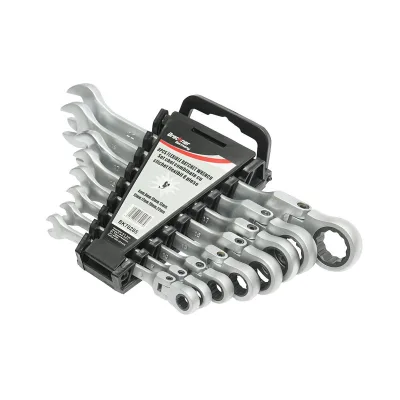 Set 8 chiavi combinate con cricchetto Snodate CrV 8-22 mm Breckner Germany