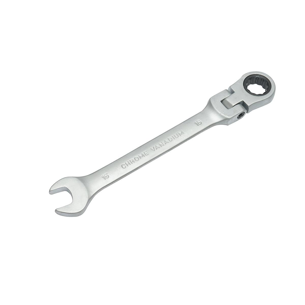 Set 8 chiavi combinate con cricchetto Snodate CrV 8-22 mm Breckner Germany - immagine 3