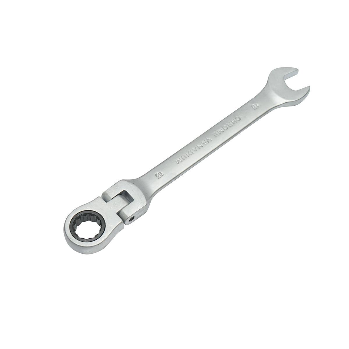 Set 8 chiavi combinate con cricchetto Snodate CrV 8-22 mm Breckner Germany - immagine 4