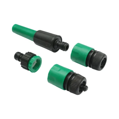 Set avvolgitubo da giardino 12mm x 7.5m con adattatore 3/4-1/2, connettori e ugello regolabile 1/2 - immagine 6