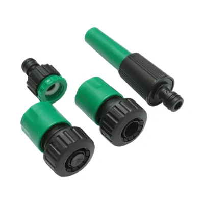 Set avvolgitubo da giardino 19mm x 7.5m con adattatore 3/4-1/2, connettori e ugello regolabile 1/2 - immagine 6
