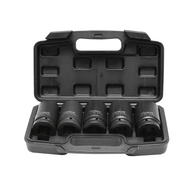 Set Bussole a Impatto 1" 5 pezzi 32-41mm Hoteche - immagine 2