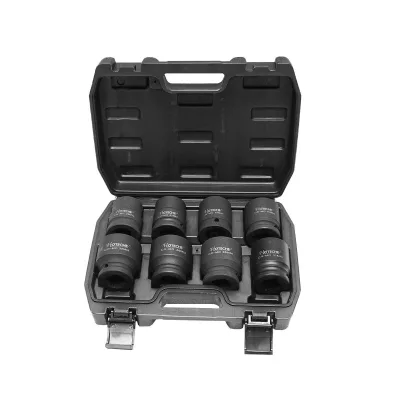 Set Bussole a Impatto 3/4" 8 pezzi 26-38mm Hoteche - immagine 2
