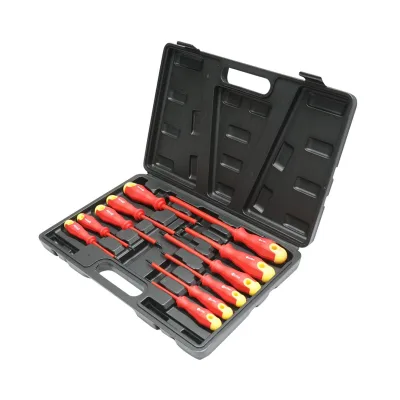 Set Cacciaviti 11 Pezzi Set di 11 cacciaviti elettrici isolati Set Cacciaviti Elettricista Breckner Germany