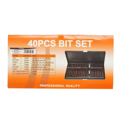 Set chiavi a brugola, punte torx, esagonali e scanalate 40 pezzi Breckner Germany - immagine 4