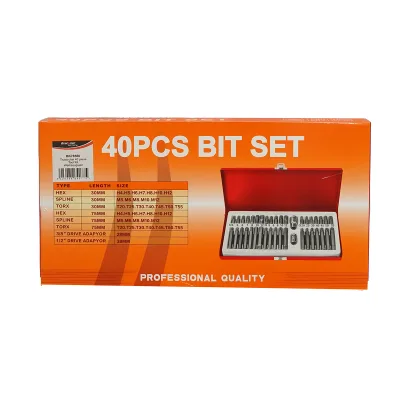 Set chiavi a brugola, punte torx, esagonali e scanalate 40 pezzi Breckner Germany - immagine 4