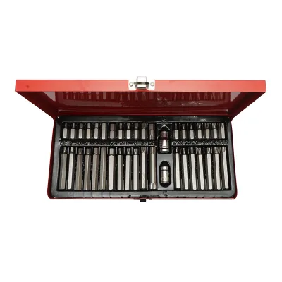Set chiavi a brugola, punte torx, esagonali e scanalate 40 pezzi Breckner Germany - immagine 3