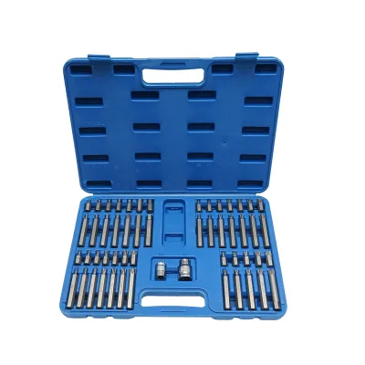 Set chiavi a brugola, punte torx, esagonali e scanalate 54 pezzi Breckner Germany