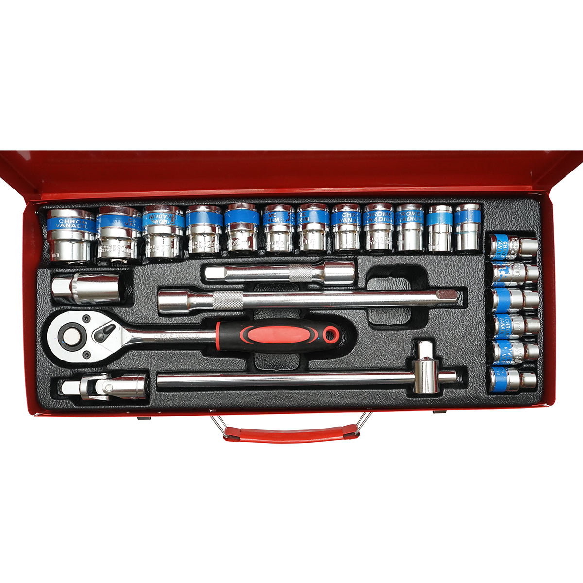 Set chiavi a bussola 8-32mm, 1/2 cacciavite a cricchetto 24 pezzi Breckner Germany - immagine 3