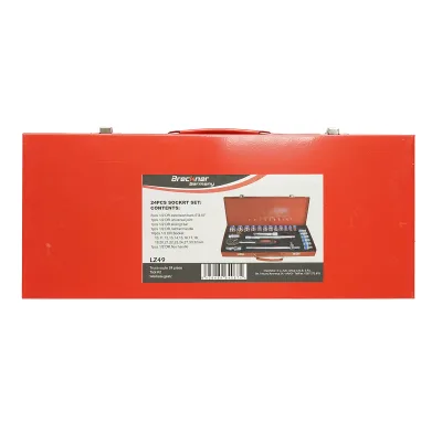 Set chiavi a bussola 8-32mm, 1/2 cacciavite a cricchetto 24 pezzi Breckner Germany - immagine 2