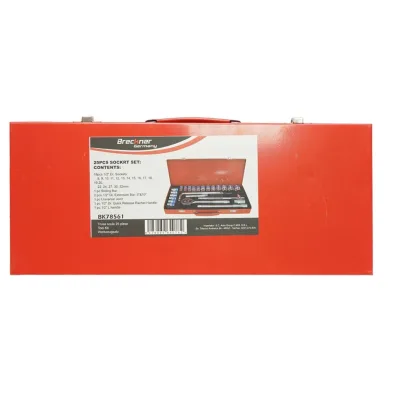 Set chiavi a bussola 8-32mm, 1/2 cacciavite a cricchetto 25 pezzi Breckner Germany - immagine 2