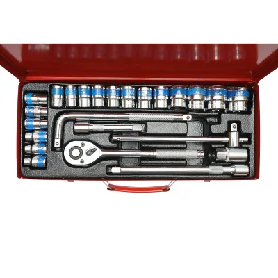 Set chiavi a bussola 8-32mm, 1/2 cacciavite a cricchetto 25 pezzi Breckner Germany - immagine 3