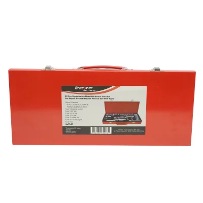 Set chiavi a bussola 8-32mm, 1/2 cacciavite a cricchetto 25 pezzi Breckner Germany - immagine 2