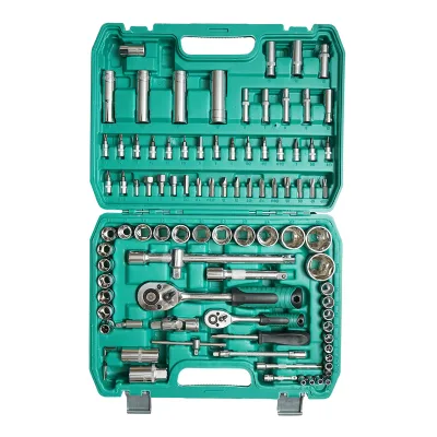 Set chiavi combinate, tubolari, fisse, Torx, cricchetto Trainer 94 pezzi Breckner Germany - immagine 3