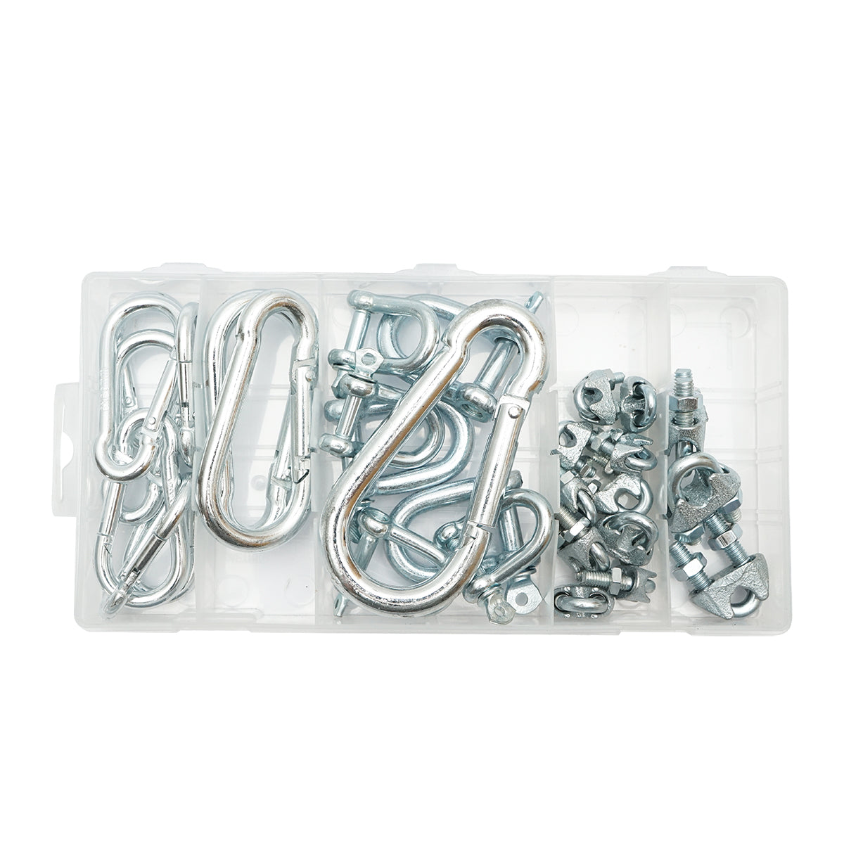 Set combinato di 10 moschettoni e 20 fascette Breckner Germany - immagine 4