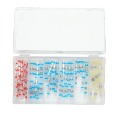 Set connettori termorestringenti con anello di stagno 0.5–6 mm², 100 pezzi - immagine 2
