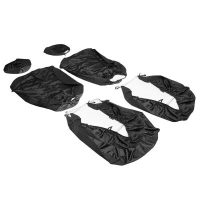 Set coprisedili universale grigio nero - immagine 5