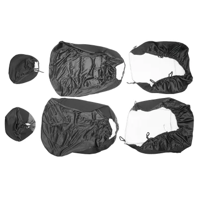 Set coprisedili universale grigio nero - immagine 4