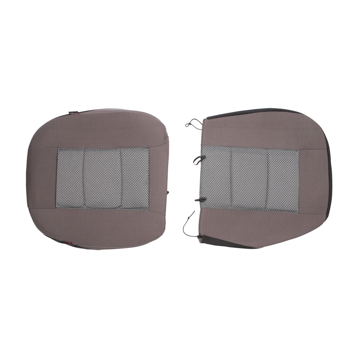 Set coprisedili universale grigio nero - immagine 2