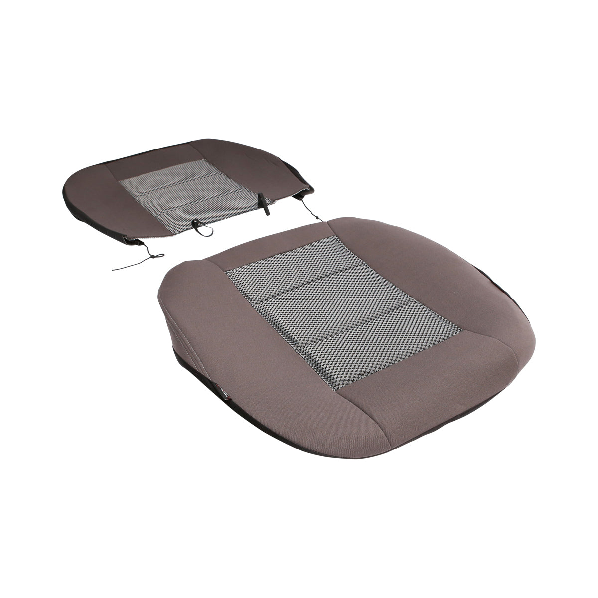 Set coprisedili universale grigio nero - immagine 3