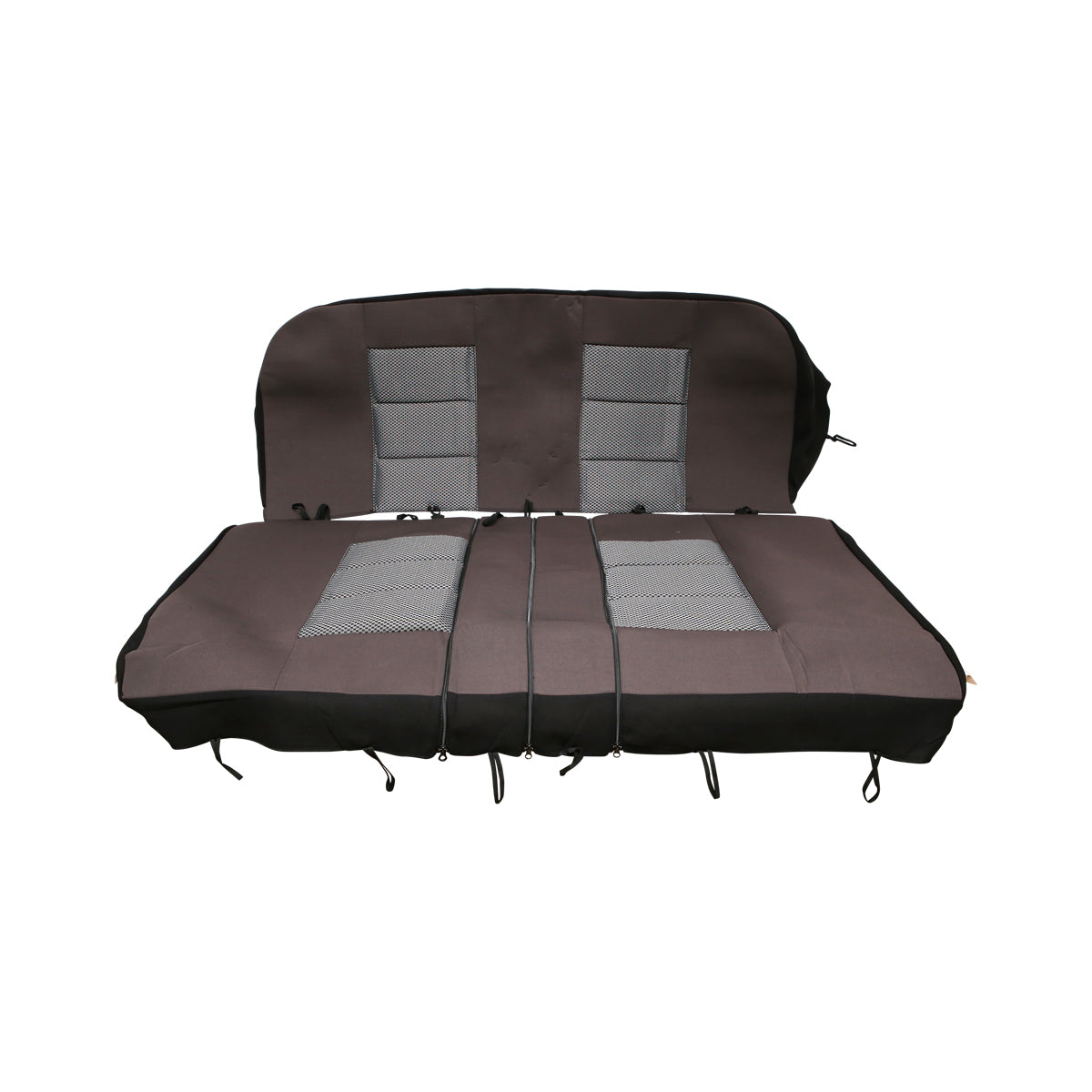 Set coprisedili universale grigio nero - immagine 4