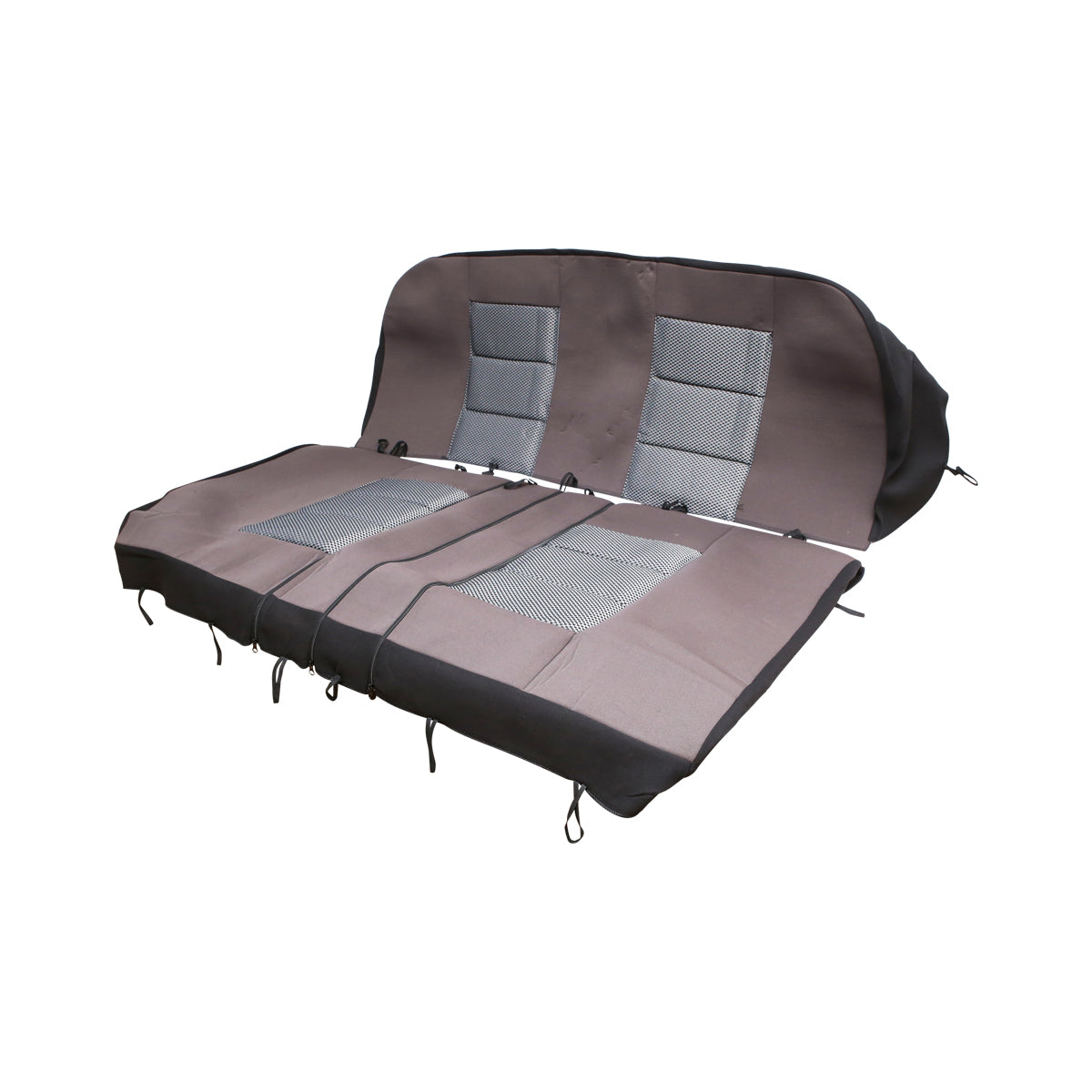 Set coprisedili universale grigio nero - immagine 5