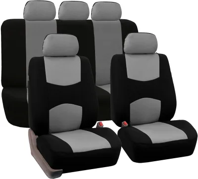 Set coprisedili universale nero e grigio - immagine 5