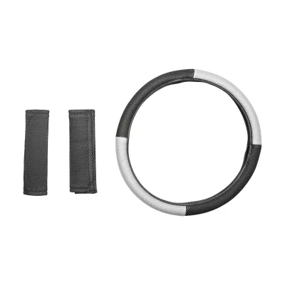 Set coprisedili universale nero grigio Breckner Germany - immagine 4