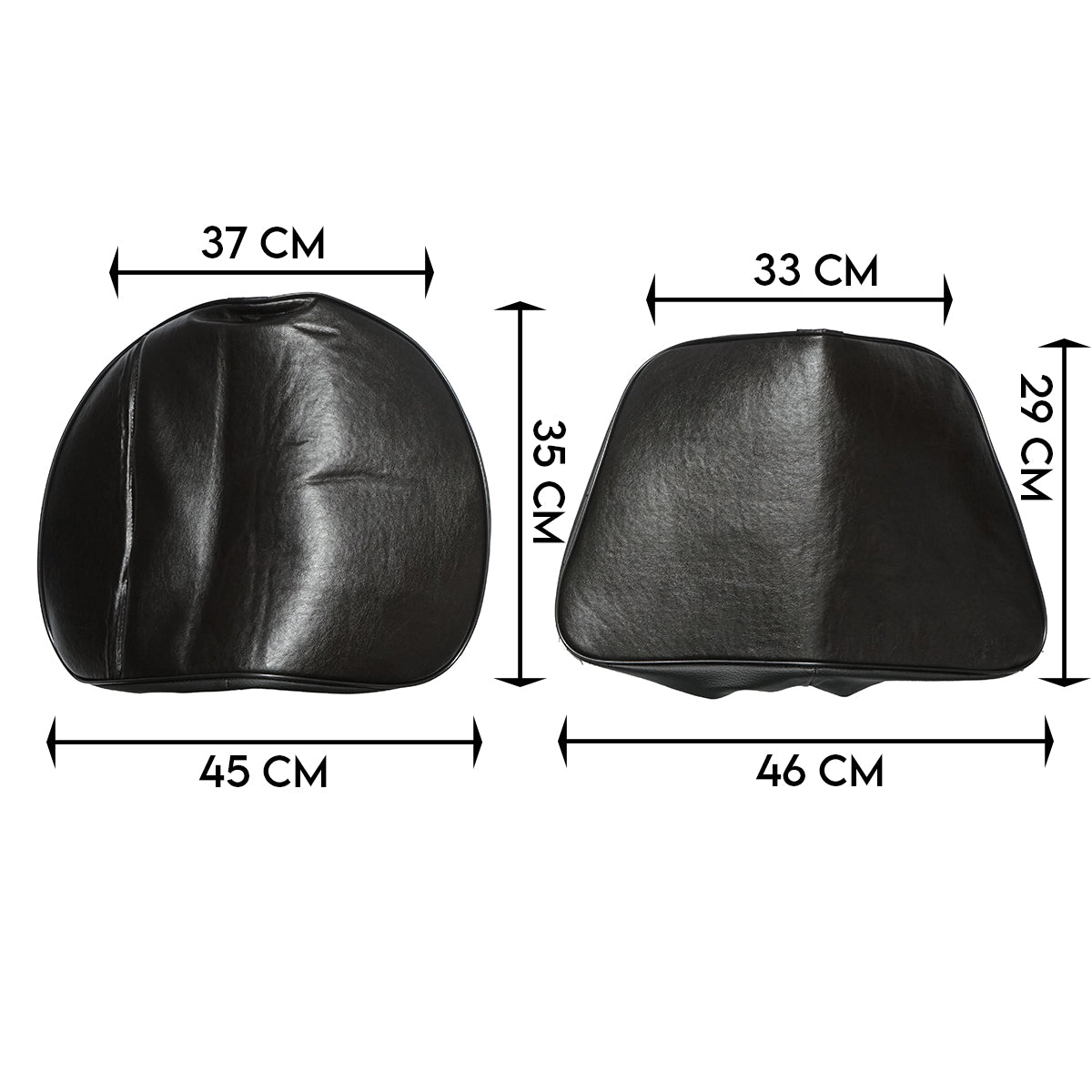 Set coprisedili universali per trattori, carrelli elevatori per schienale e sedile, ecopelle - immagine 2