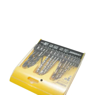 Set Crownman da 16 pezzi di punte da trapano a gambo cilindrico da 2-10 mm per legno, metallo, cemento - immagine 3
