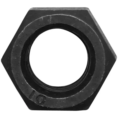 Set da 100 pezzi, dado esagonale nero DIN 934 M10x1 G10