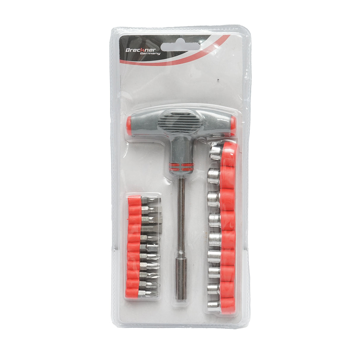 Set da 21 pezzi Breckner Germany con punta e cacciavite tubolare con impugnatura - immagine 3