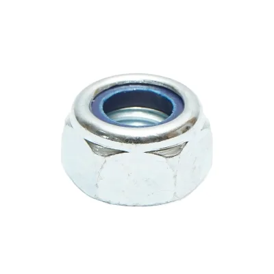 Set dadi autobloccanti zincati DIN 985 M14 G10 50 pezzi - immagine 3