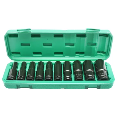 Set di 10 chiavi a bussola a impatto lunghe Breckner Germany