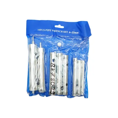 Set di 10 chiavi a doppia bussola lunghe con gambo da 6-22 mm Breckner Germany